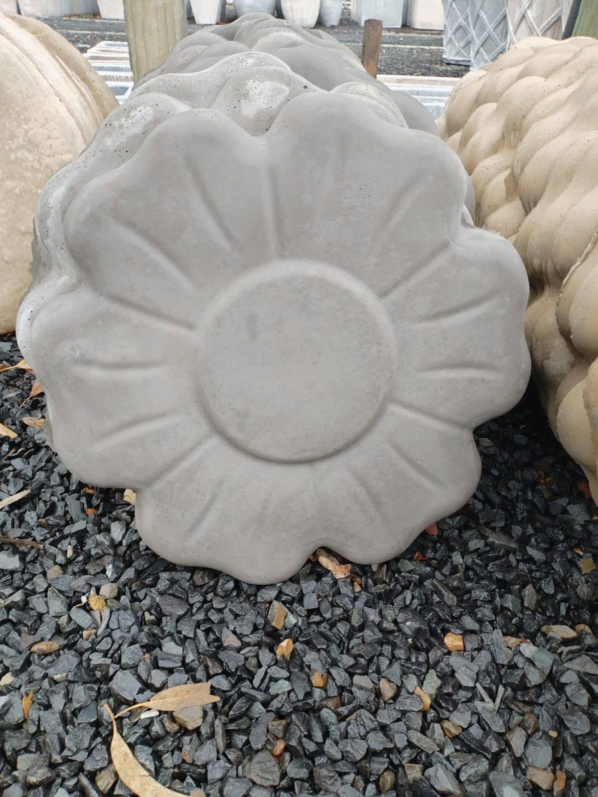 Flower shaped concrete paver